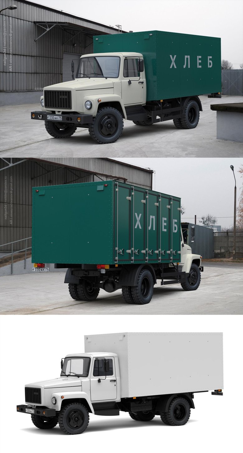 Газ 3307 хлебный фургон