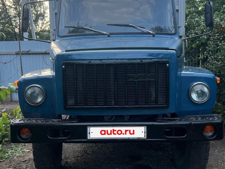 Газ 3307 самосвал голубой