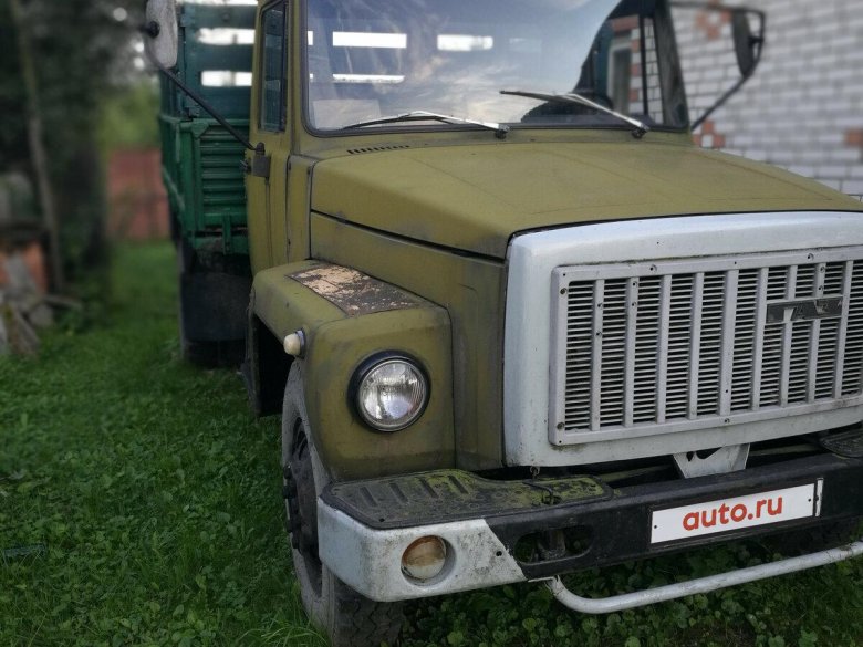 Газ 3307 бортовой зеленый