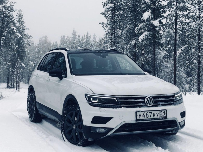 VW Tiguan белый