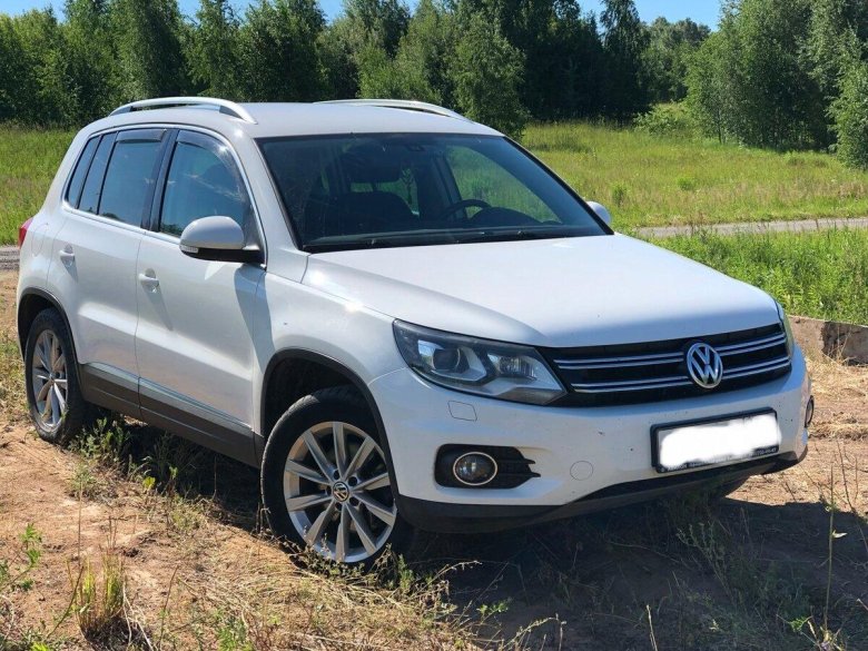 Фольксваген Тигуан белый 2012
