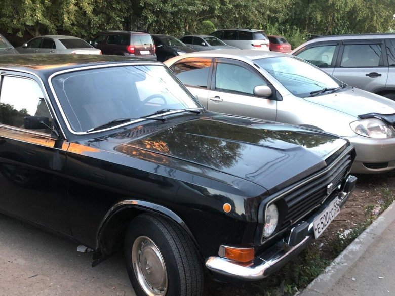 Газ 24 волга черная