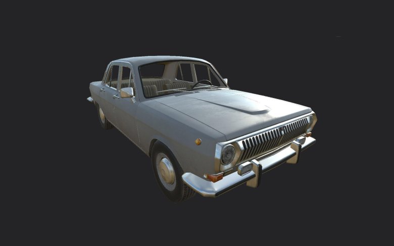 ГАЗ 24-02 3д модель