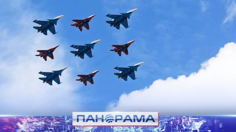 «русские витязи» и \ стрижи\ на параде победы — 2010