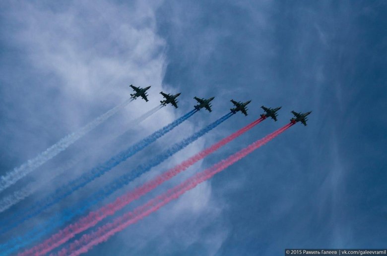 Самолеты на параде