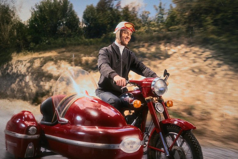 Мотоцикл ява с коляской