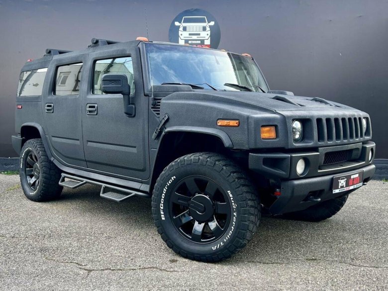 Хаммер н2 черный матовый