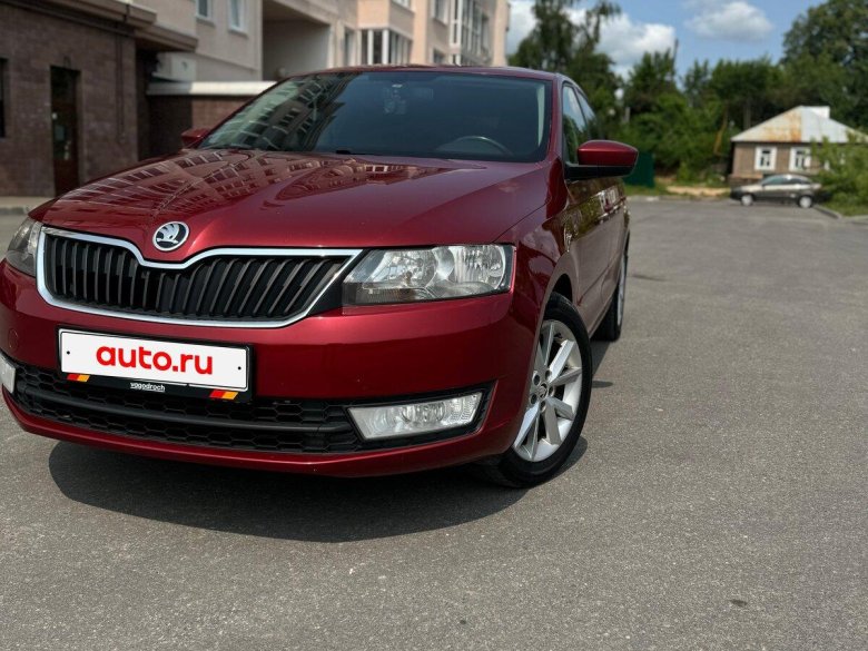 Шкода рапид 2016 красная