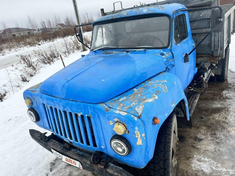 Газ 53 синий самосвал