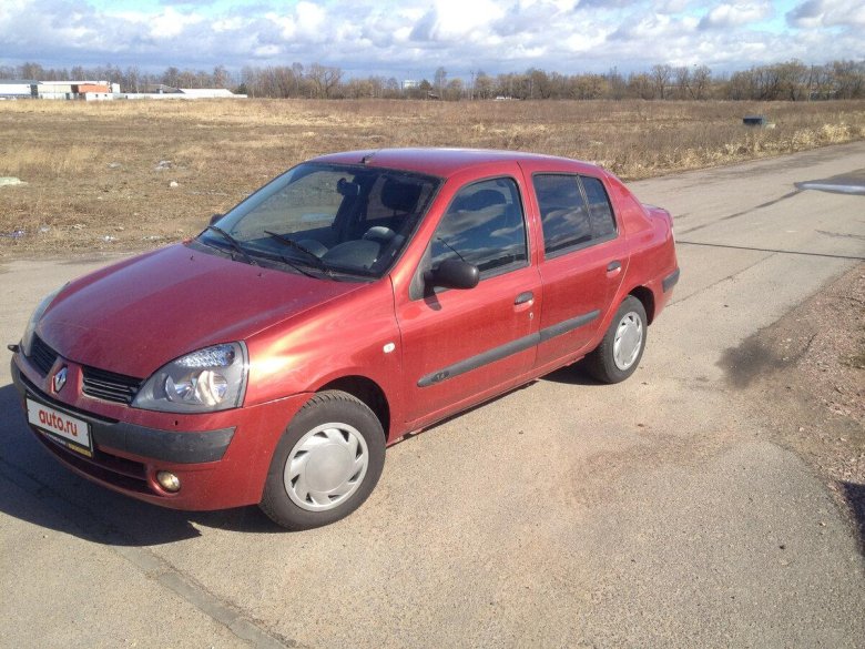 Рено Симбол 2004 красный