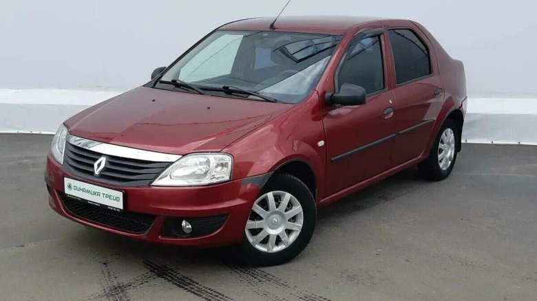Renault Logan 1 красный