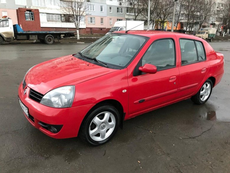 Рено Симбол 2004 красный
