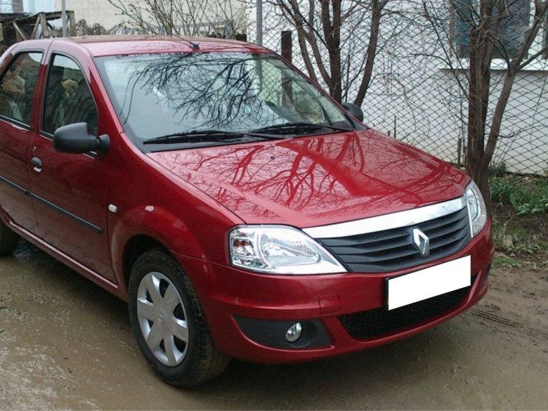 Рено Логан 1 красный