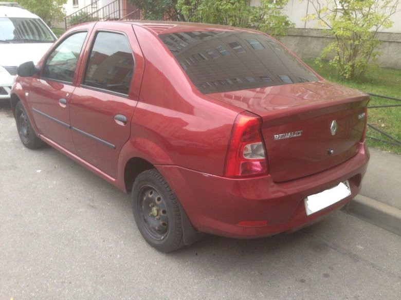 Рено Логан 1 красный
