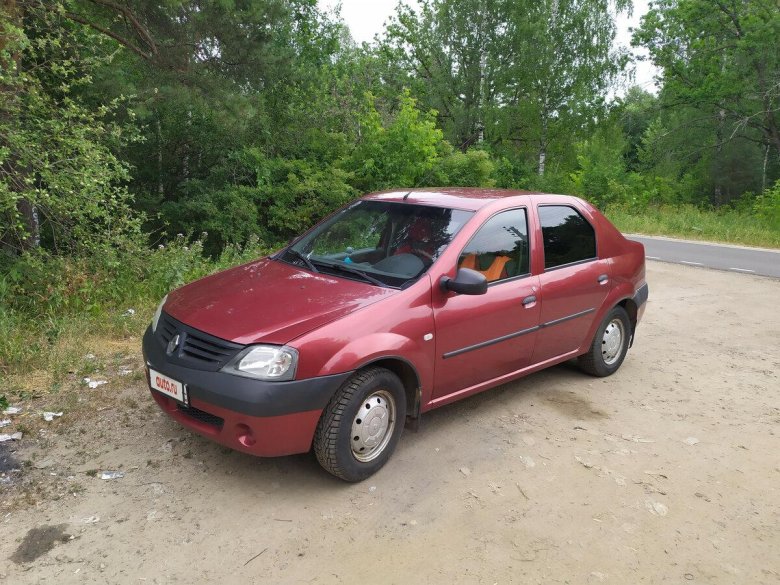 Рено Логан 1 красный