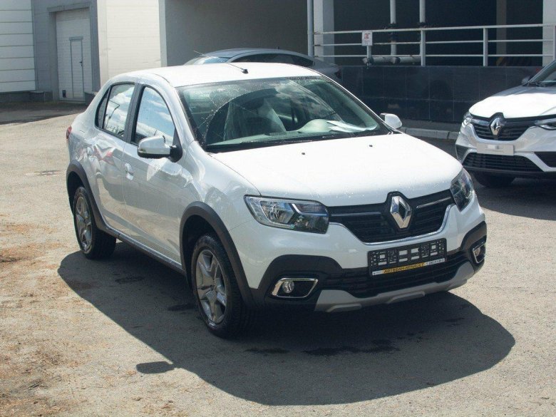 Рено Логан 2 Stepway белый