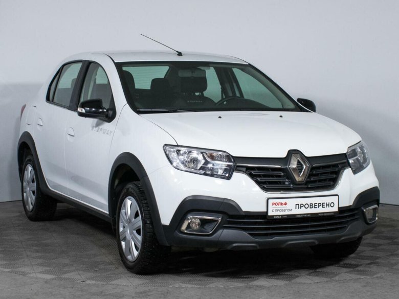 Рено логан рестайлинг 2018 белый