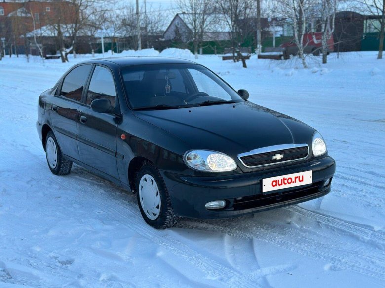 Шевроле ланос 2008 черный