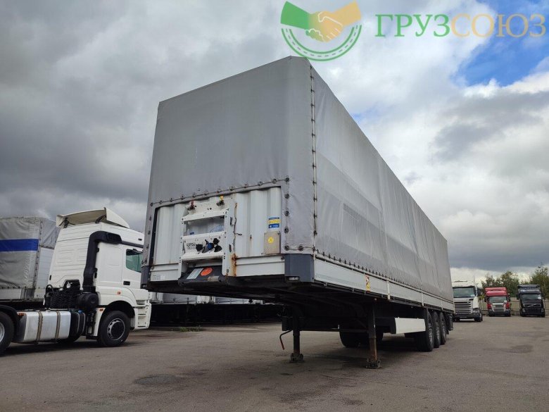 Полуприцеп крона шторно бортовой