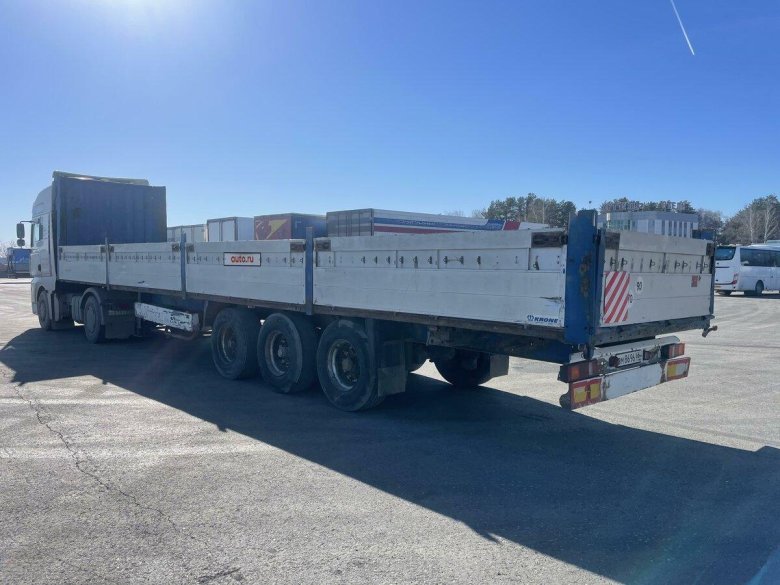 Krone sd 2008 полуприцеп с бортовой платформой