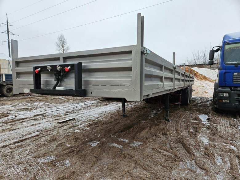 Бортовой полуприцеп нефаз-9334