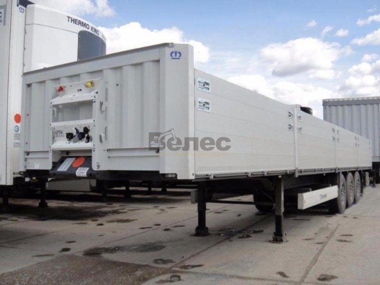 Krone SD 2008 полуприцеп с бортовой платформой