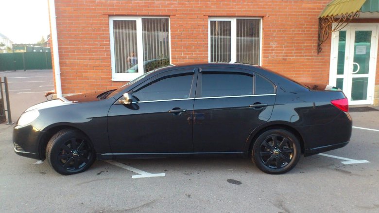 Шевроле Эпика черная тонированная