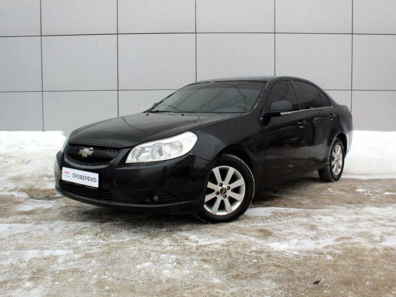 Шевроле Эпика черная тонированная