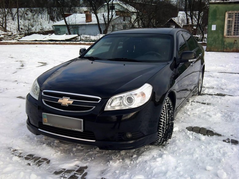 Chevrolet Epica 2012 черная