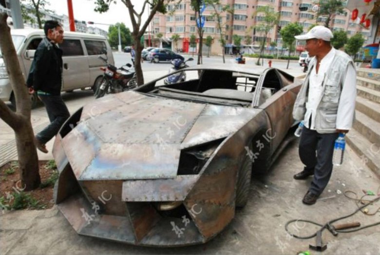 Ламборджини самоделка