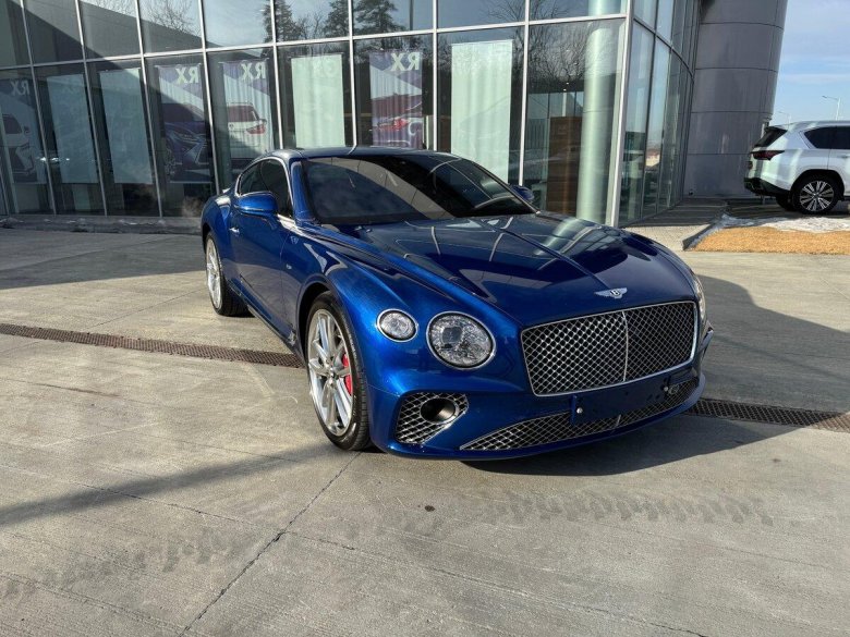 Sequin blue bentley continental gt
