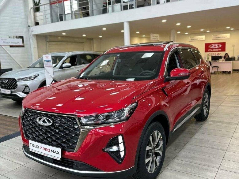 Chery Tiggo 7 Pro Max красный
