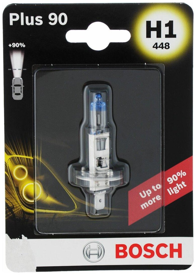 Лампы бош h1 +90