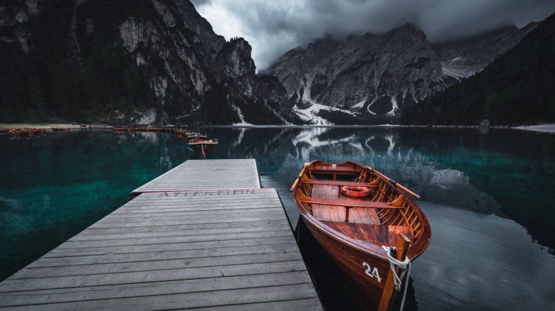 Озеро Брайес причал