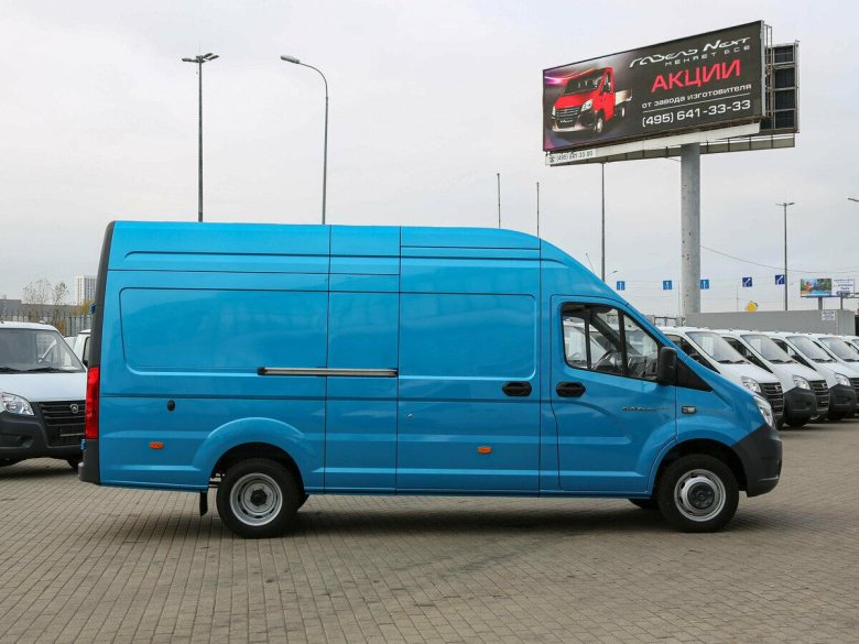Газель некст цельнометаллический фургон синий