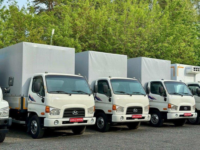 Hyundai hd78 изотермический фургон