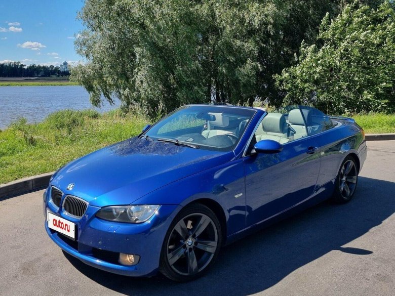 Голубая бмв 3 кабриолет