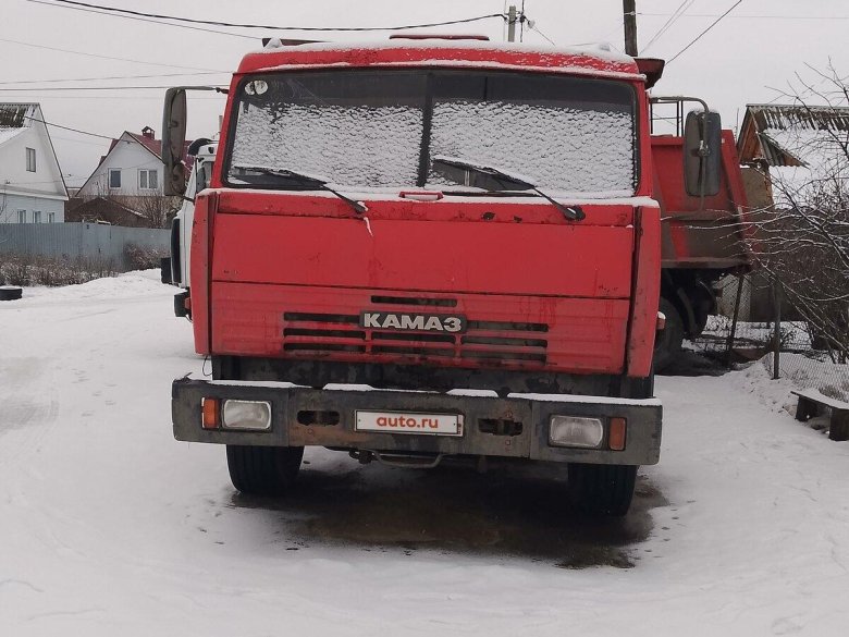 Камаз 55111 самосвал красный
