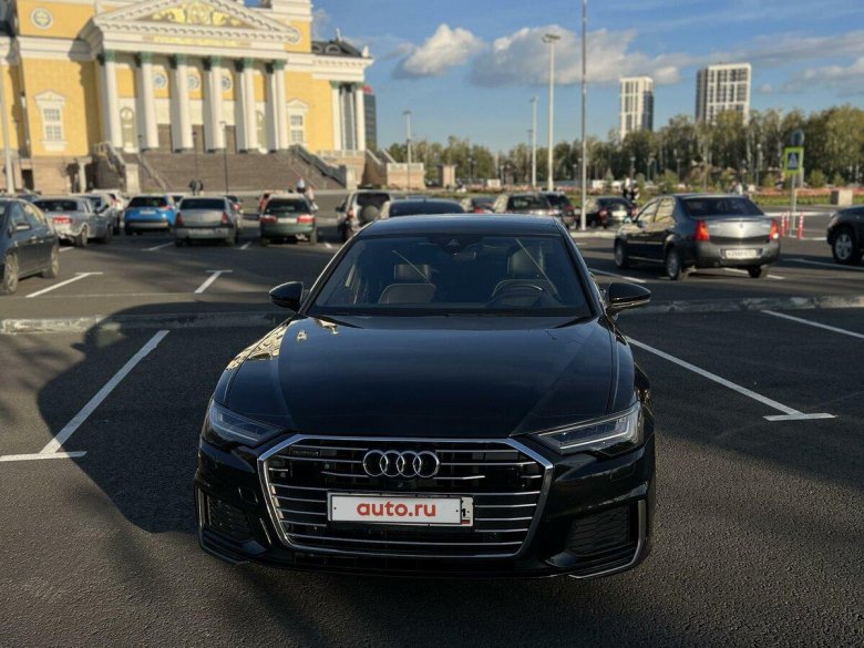 Черная ауди а 6