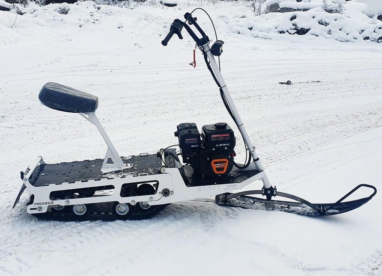 Миниснегоход Бурлак-4м резвый