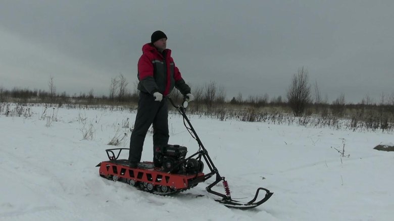 Снегокат с двигателем Лифан