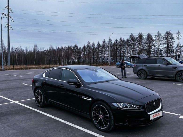 Jaguar xf 2008 черный