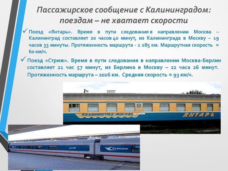 Поезд янтарь