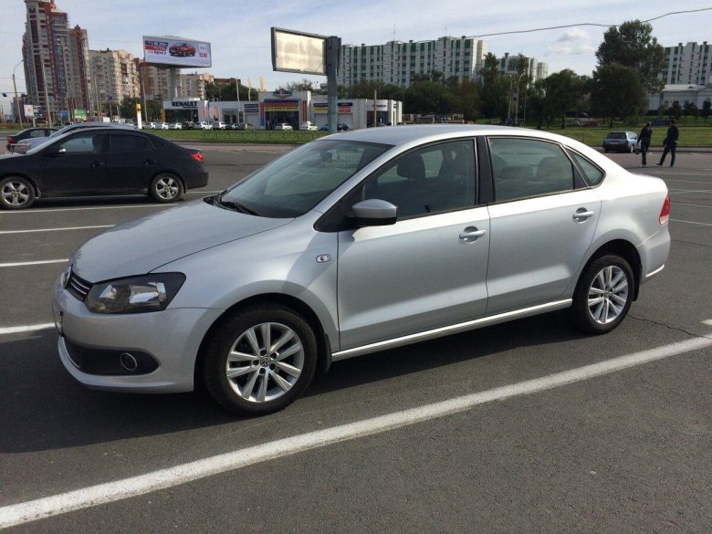 Фольксваген поло седан 2013 серый