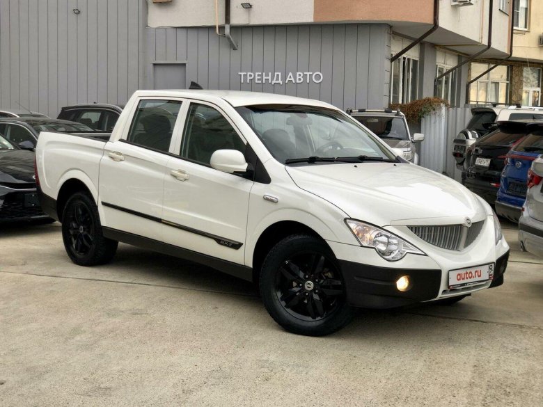 Ssangyong actyon sports белый