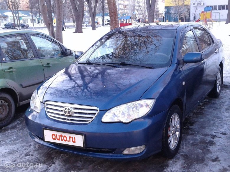 BYD f3 синий