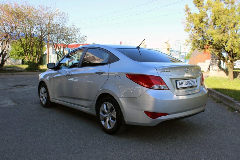 Hyundai Solaris 2015 Silver