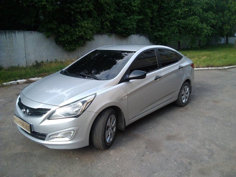 Хендай солярис серебристый