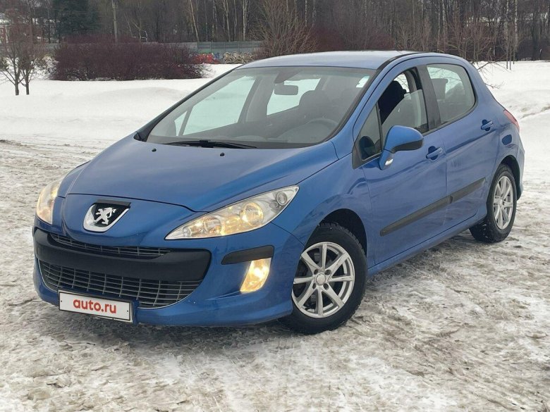 Пежо 308 2012 синяя