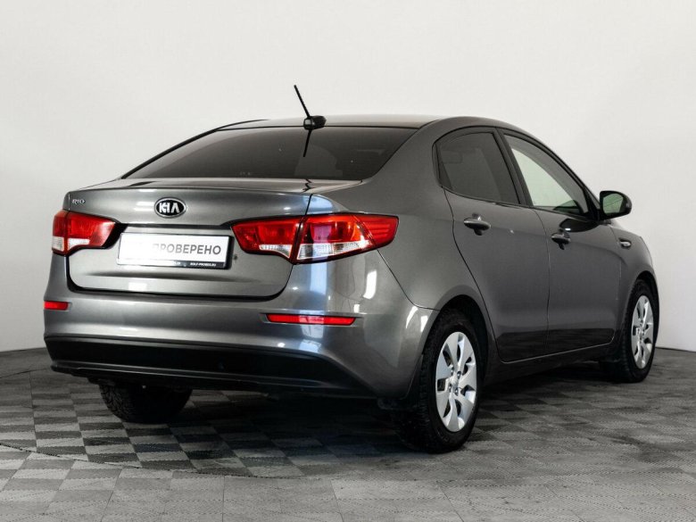 Серая киа рио